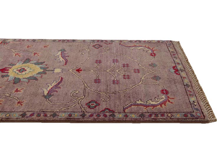 Detail image of 2' 2 x 5' 9 Hand Knotted Kazak Runner Rug
