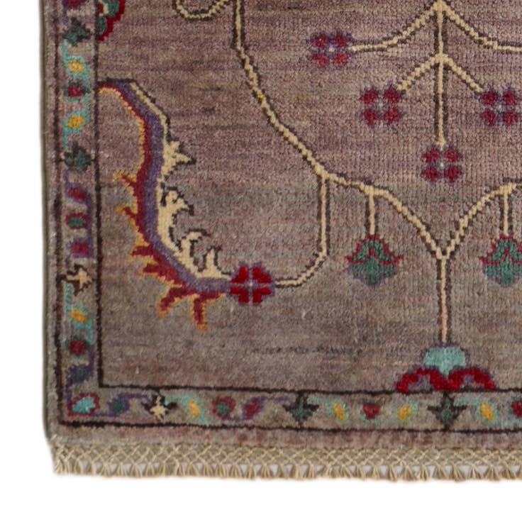 Detail image of 2' 2 x 5' 9 Hand Knotted Kazak Runner Rug