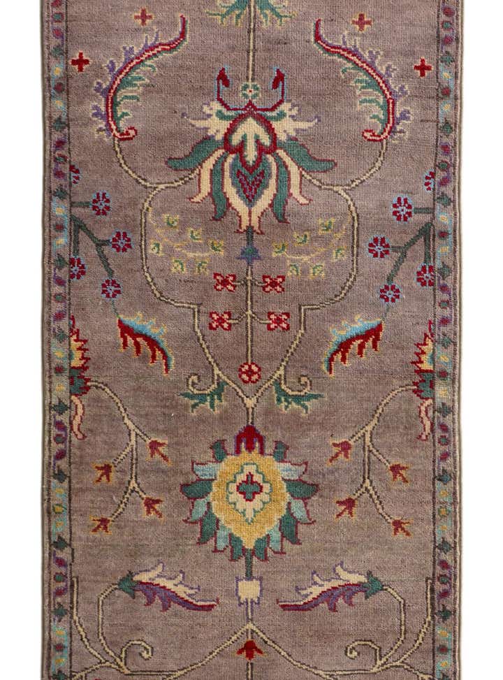 2' 2 x 5' 9 Hand Knotted Kazak Runner Rug