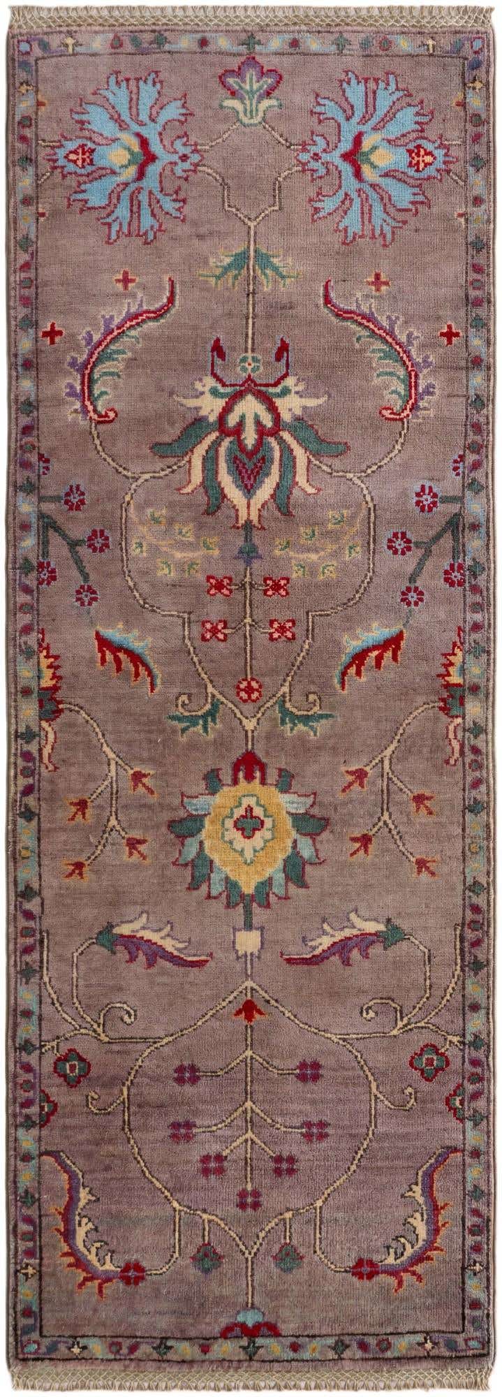 2' 2 x 5' 9 Hand Knotted Kazak Runner Rug