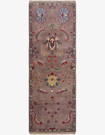 2' 2 x 5' 9 Hand Knotted Kazak Runner Rug