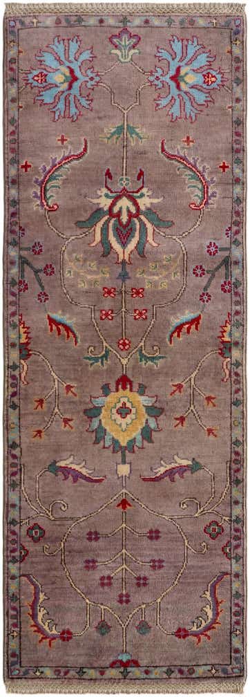 2' 2 x 5' 9 Hand Knotted Kazak Runner Rug