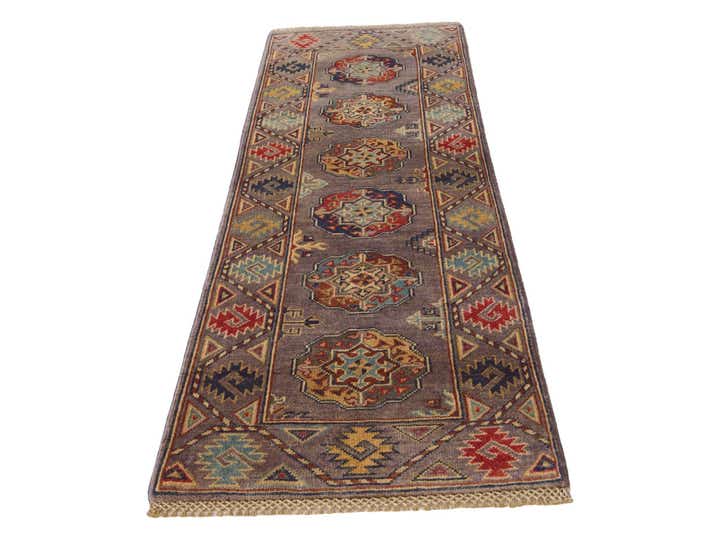 2' x 5' 8 Hand Knotted Kazak Runner Rug