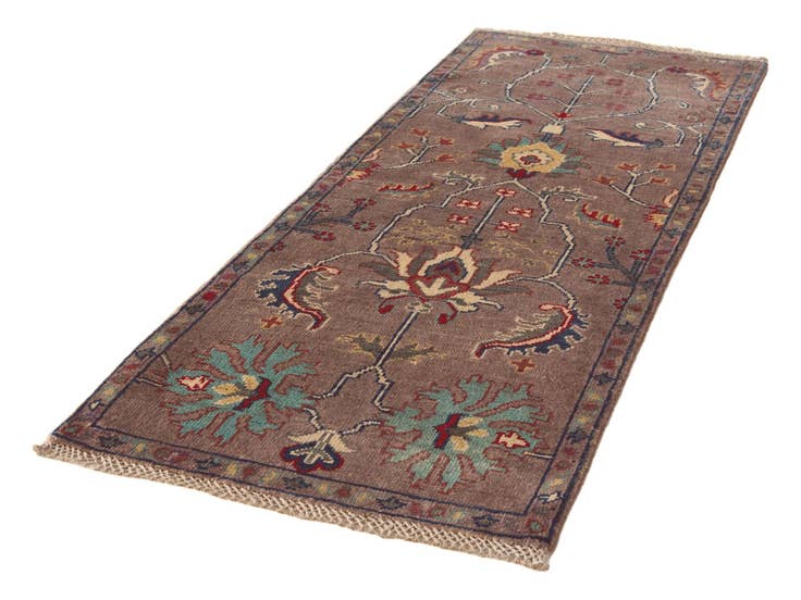 Detail image of 2' 1 x 5' 4 Hand Knotted Kazak Runner Rug