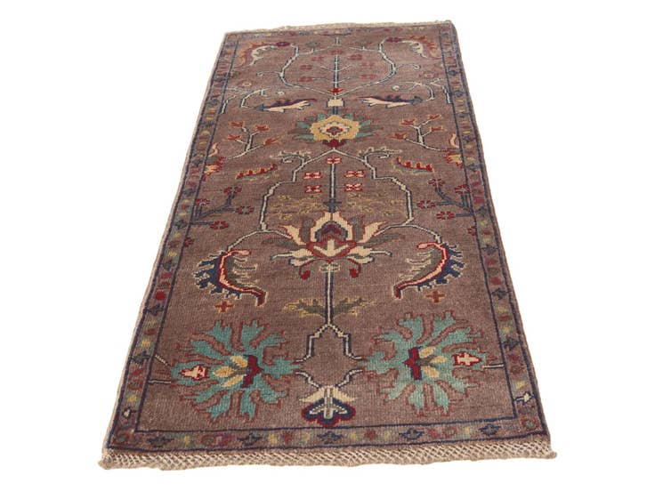 Detail image of 2' 1 x 5' 4 Hand Knotted Kazak Runner Rug