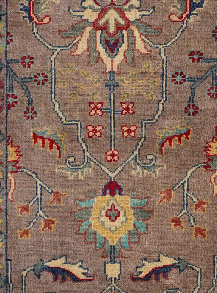 2' 1 x 5' 4 Hand Knotted Kazak Runner Rug