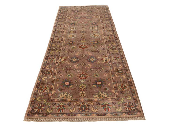 2' 10 x 8' 8 Hand Knotted Kazak Runner Rug