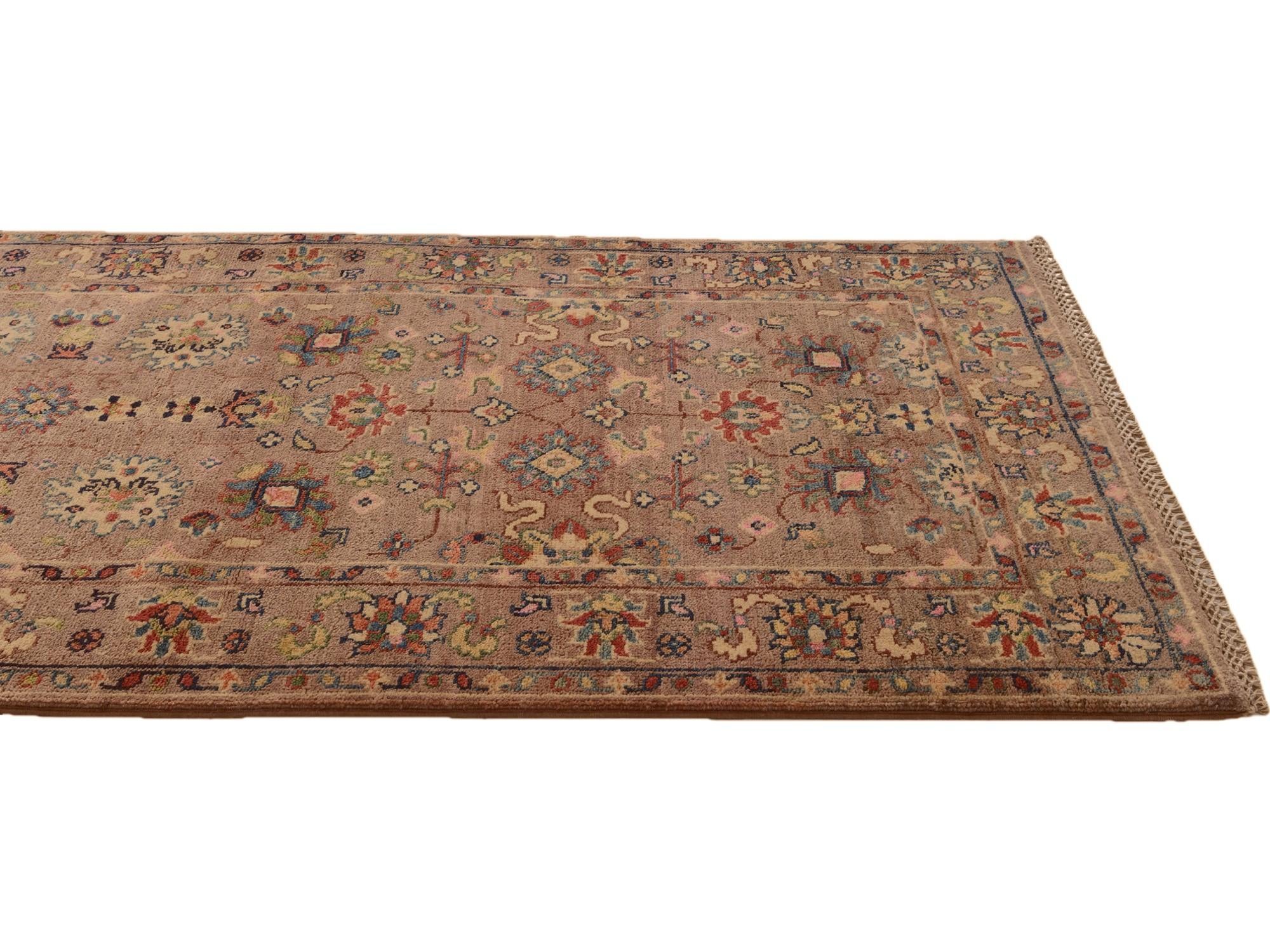 2' 10 x 8' 8 Hand Knotted Kazak Runner Rug