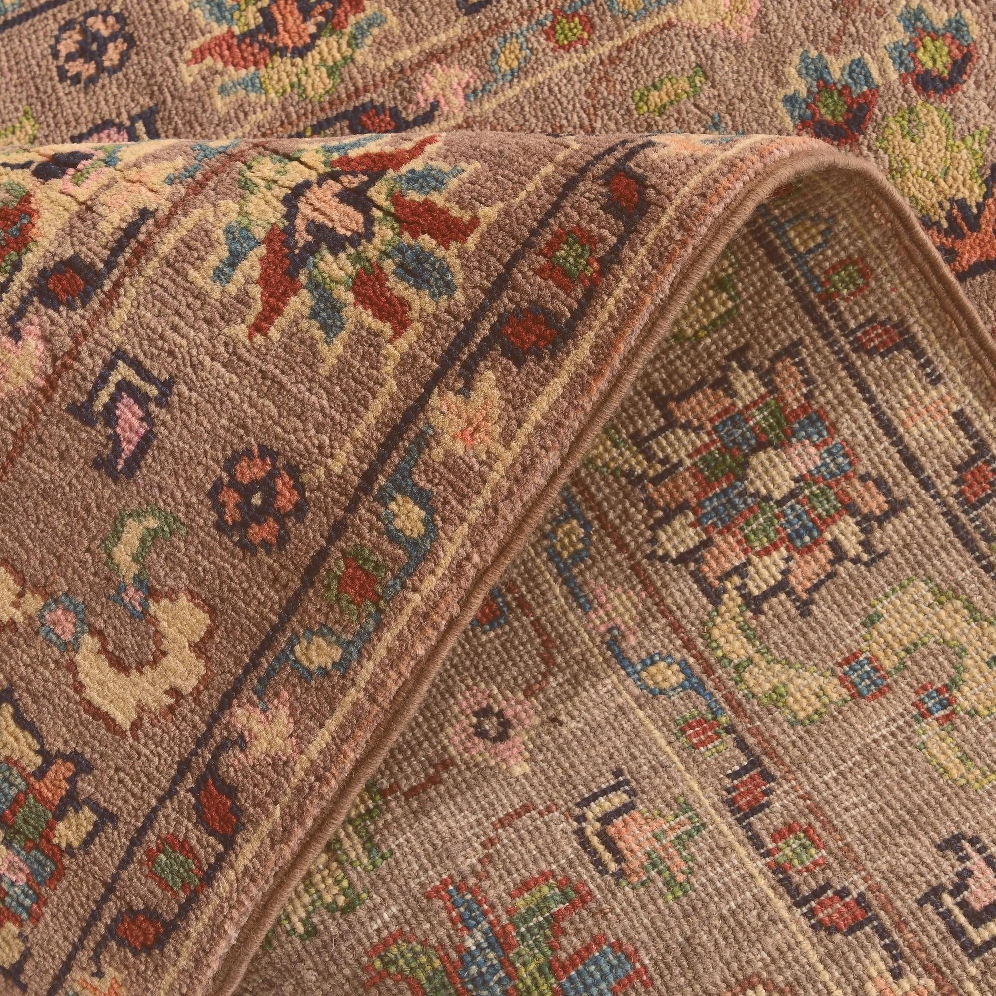 2' 10 x 8' 8 Hand Knotted Kazak Runner Rug