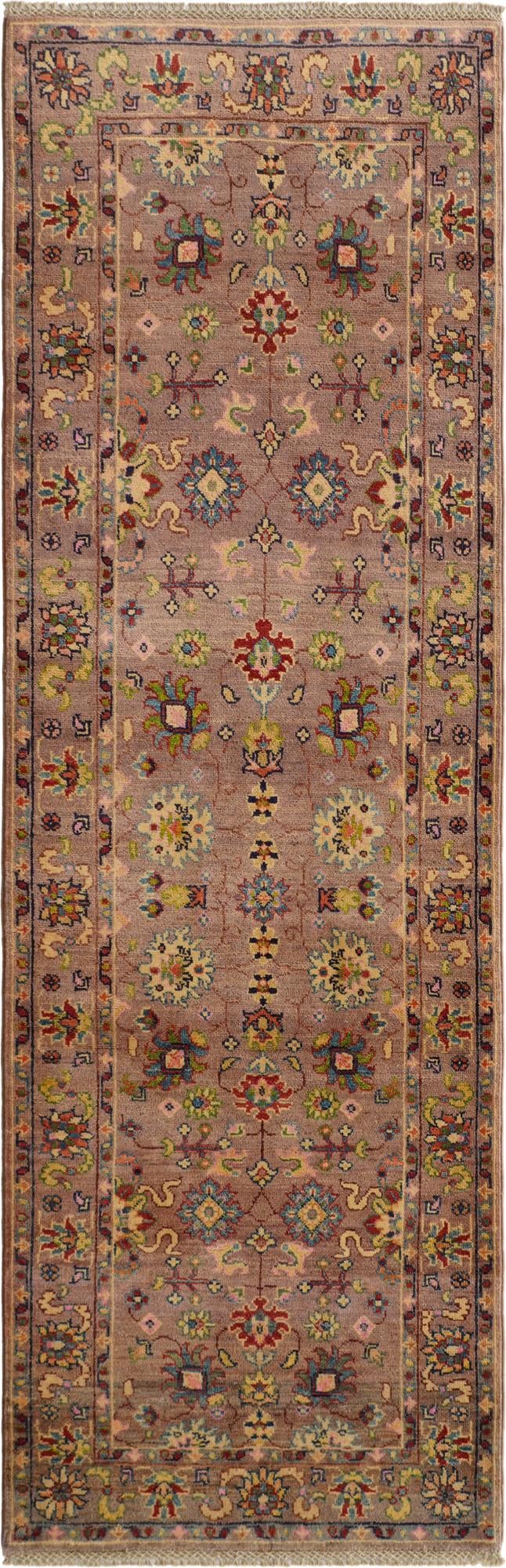 2' 10 x 8' 8 Hand Knotted Kazak Runner Rug