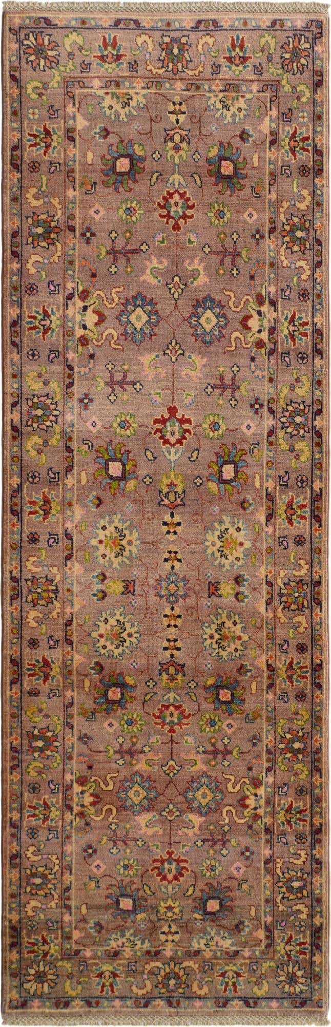 2' 10 x 8' 8 Hand Knotted Kazak Runner Rug