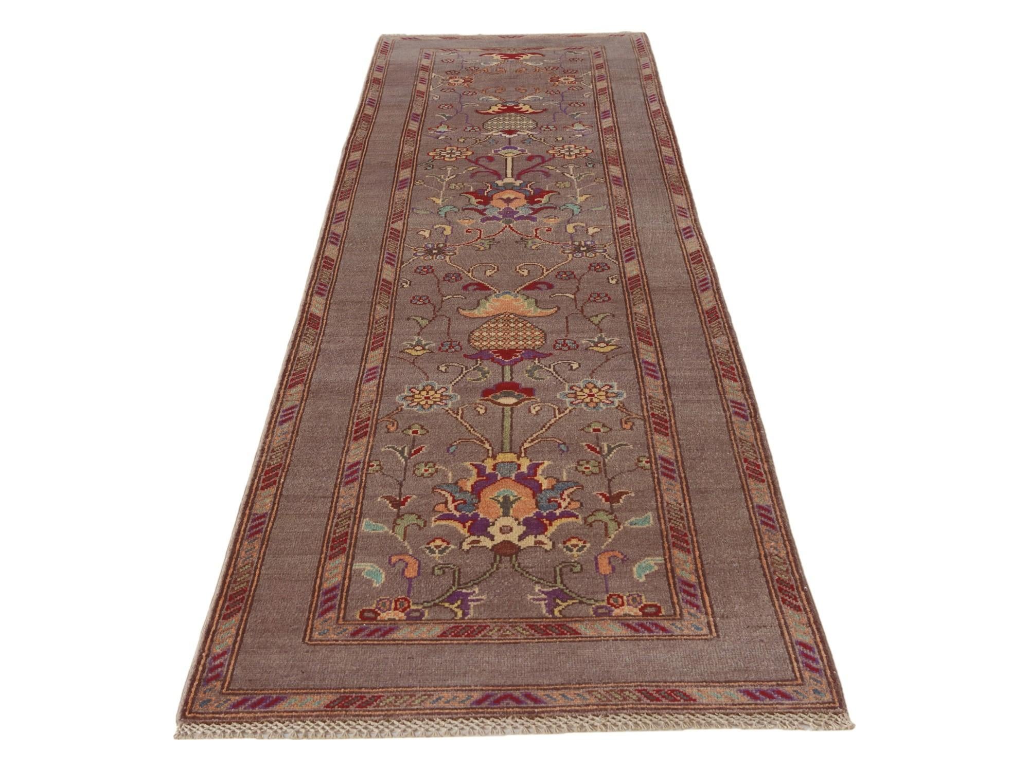 2' 9 x 9' 10 Hand Knotted Kazak Runner Rug