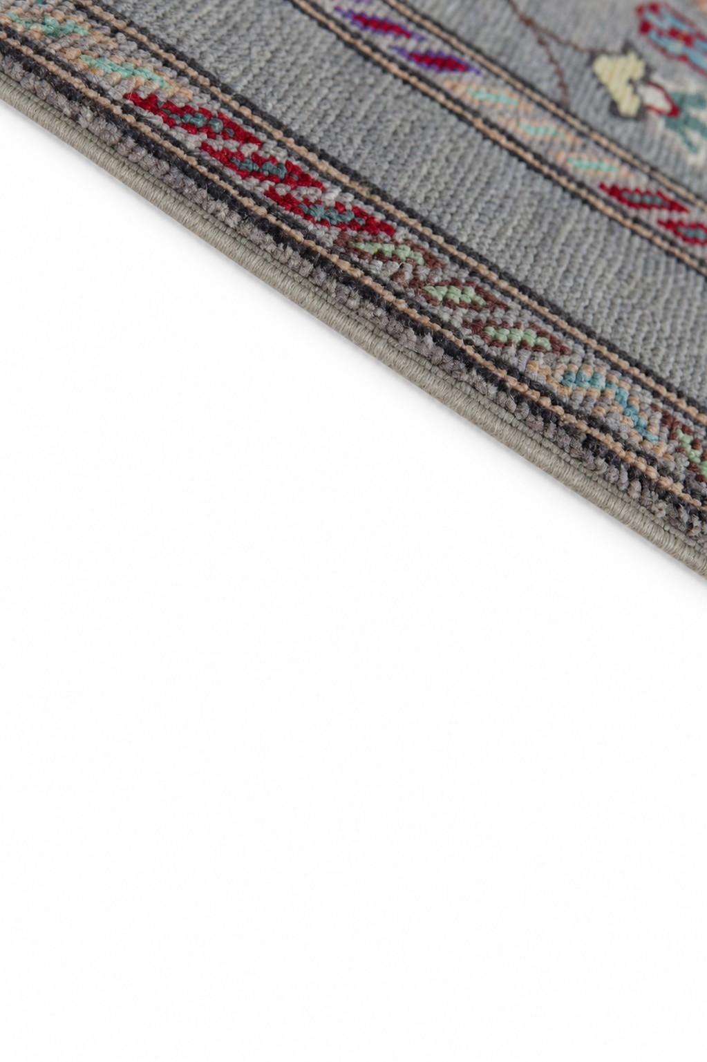 85cm x 300cm Hand Knotted Kazak Runner Rug