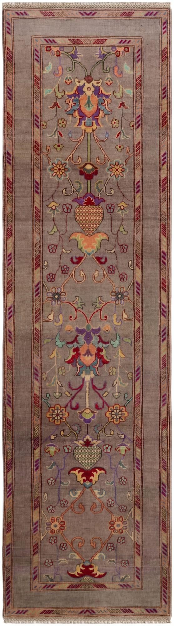 2' 9 x 9' 10 Hand Knotted Kazak Runner Rug