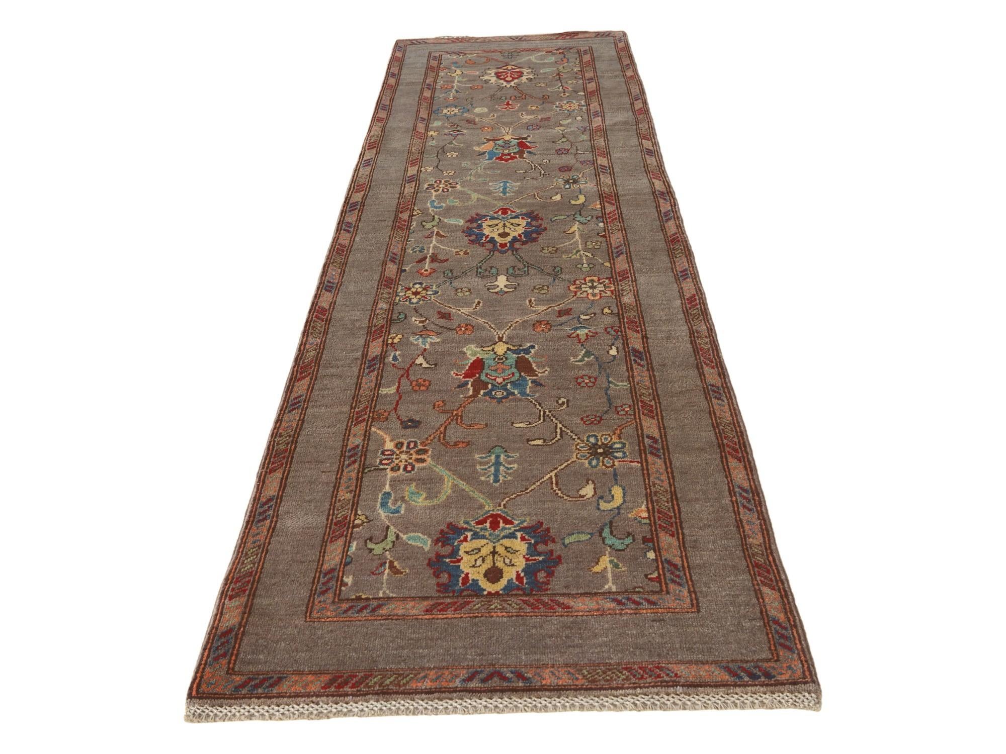 2' 9 x 10' Hand Knotted Kazak Runner Rug