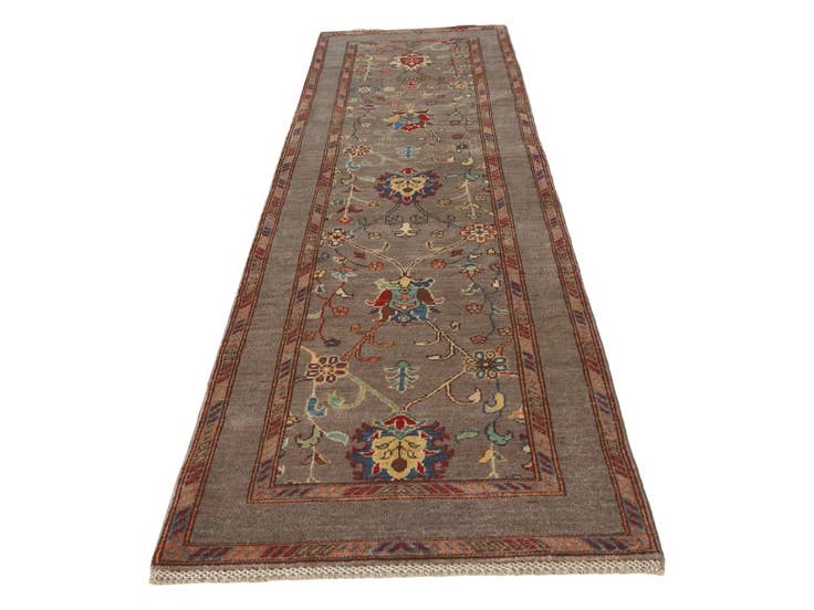 Detail image of 2' 9 x 10' Hand Knotted Kazak Runner Rug