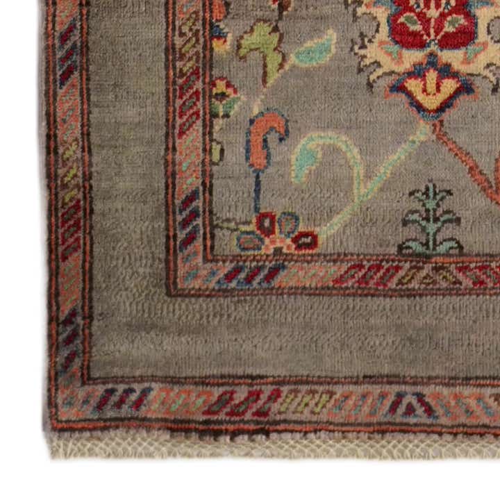 2' 9 x 10' Hand Knotted Kazak Runner Rug