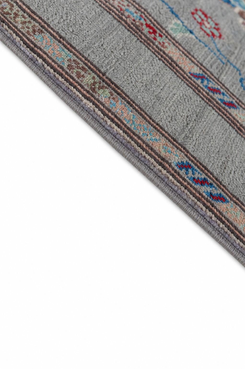 2' 9 x 10' Hand Knotted Kazak Runner Rug