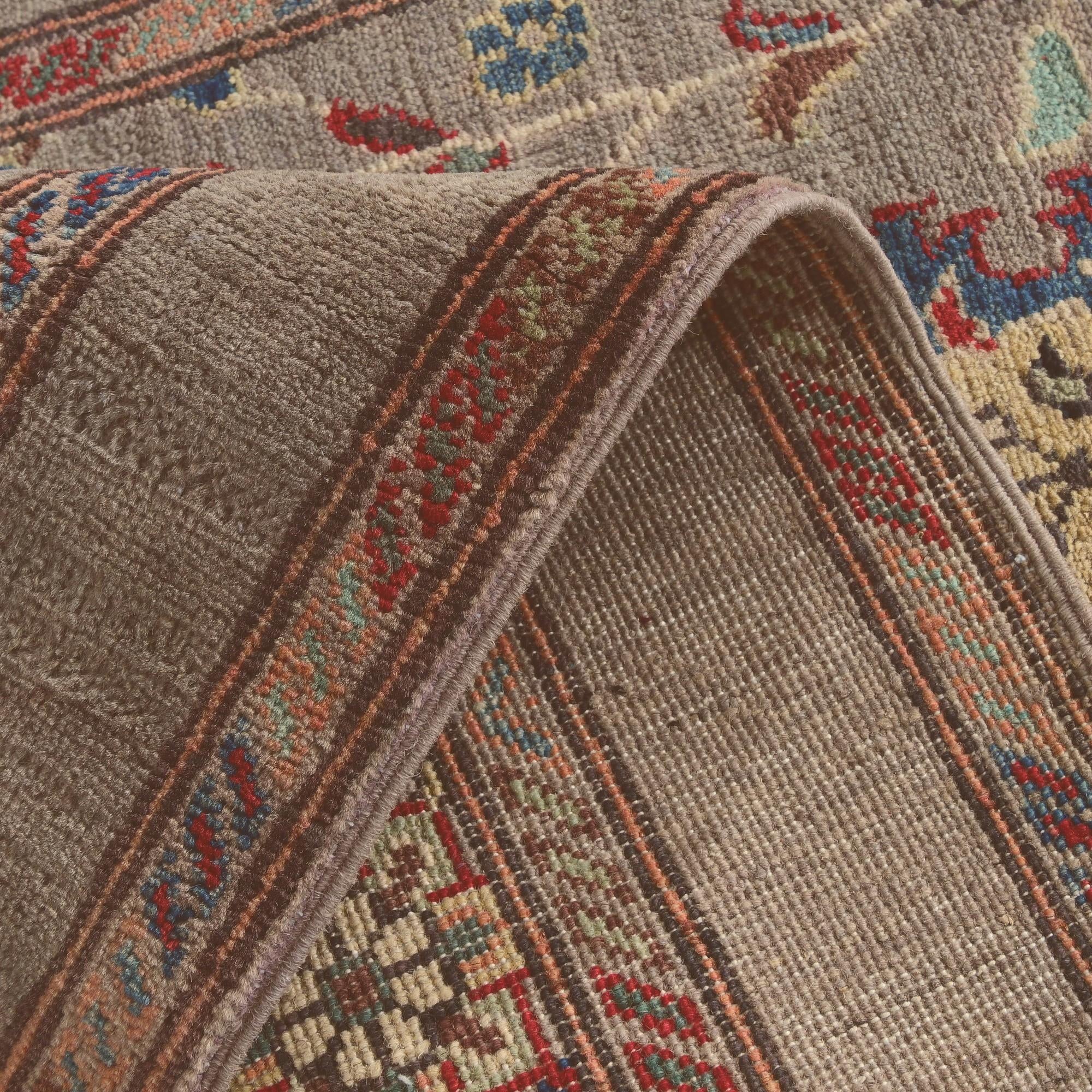2' 9 x 10' Hand Knotted Kazak Runner Rug