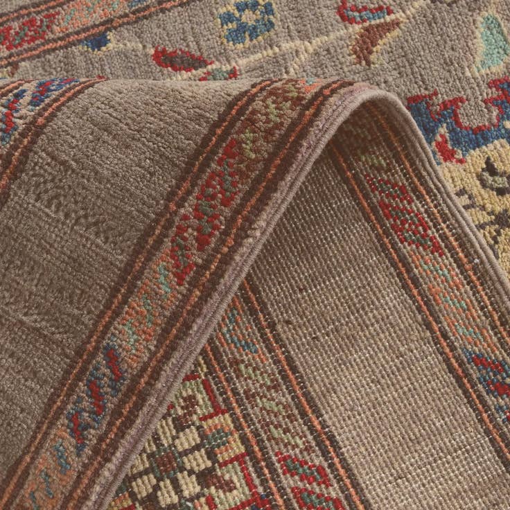 Detail image of 2' 9 x 10' Hand Knotted Kazak Runner Rug