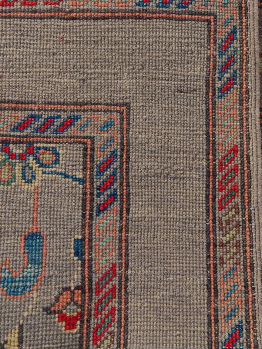 2' 9 x 10' Hand Knotted Kazak Runner Rug