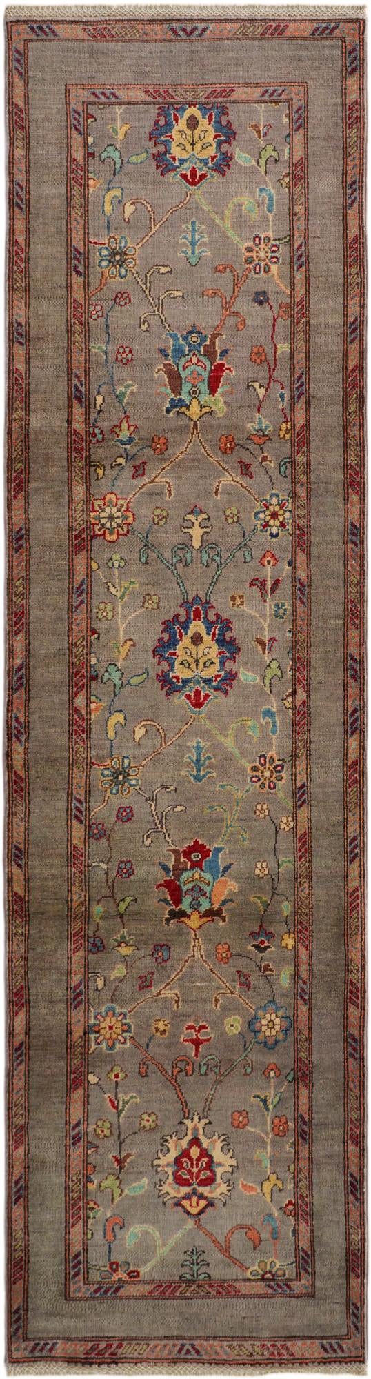 2' 9 x 10' Hand Knotted Kazak Runner Rug