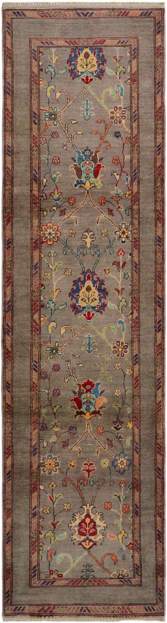2' 9 x 10' Hand Knotted Kazak Runner Rug