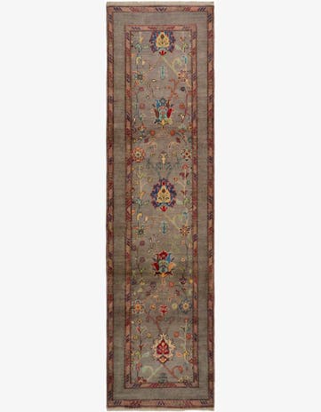 2' 9 x 10' Hand Knotted Kazak Runner Rug