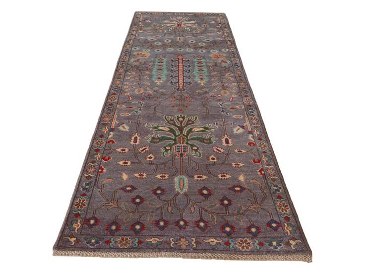 Detail image of 2' 9 x 9' 8 Hand Knotted Kazak Runner Rug