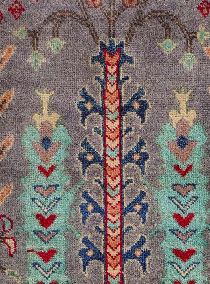 2' 9 x 9' 8 Hand Knotted Kazak Runner Rug