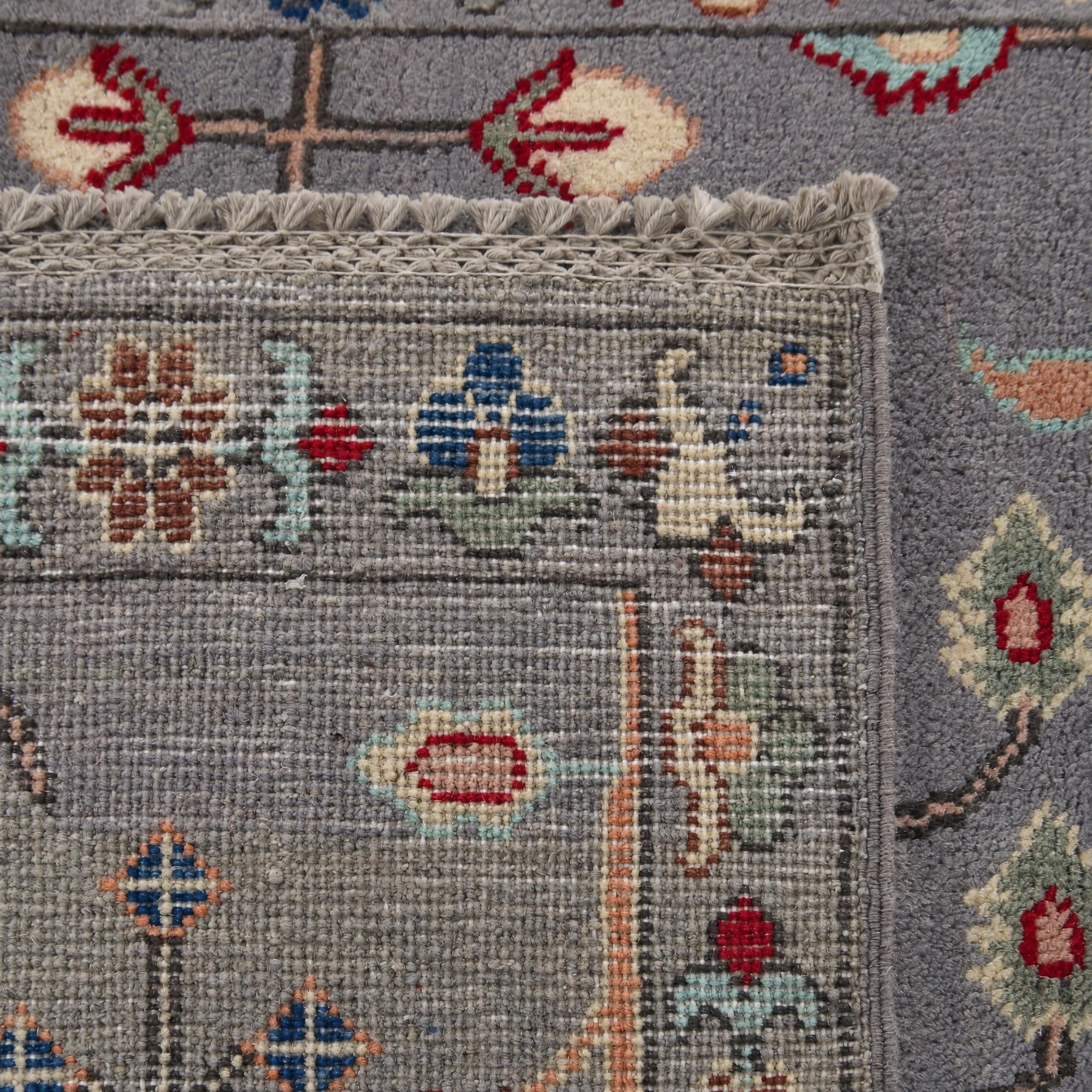 85cm x 295cm Hand Knotted Kazak Runner Rug