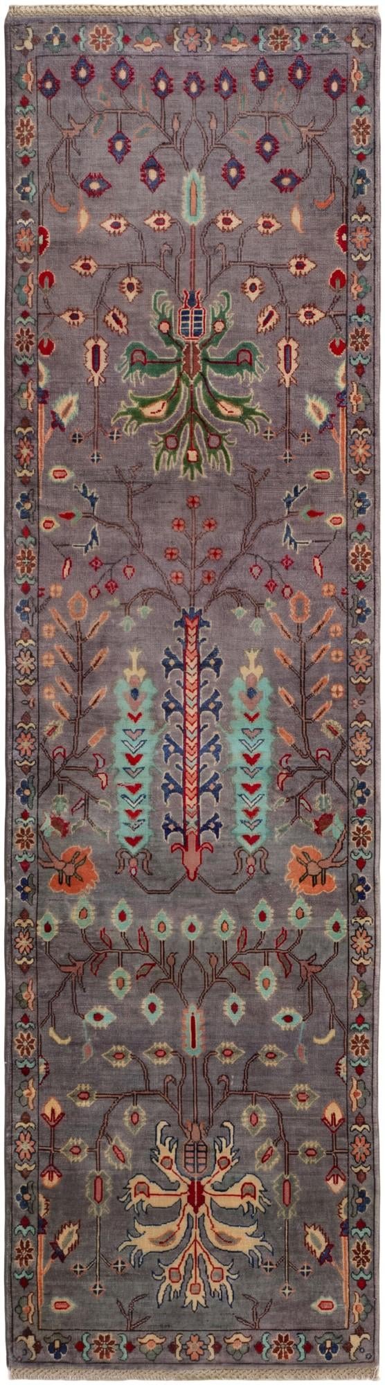 2' 9 x 9' 8 Hand Knotted Kazak Runner Rug