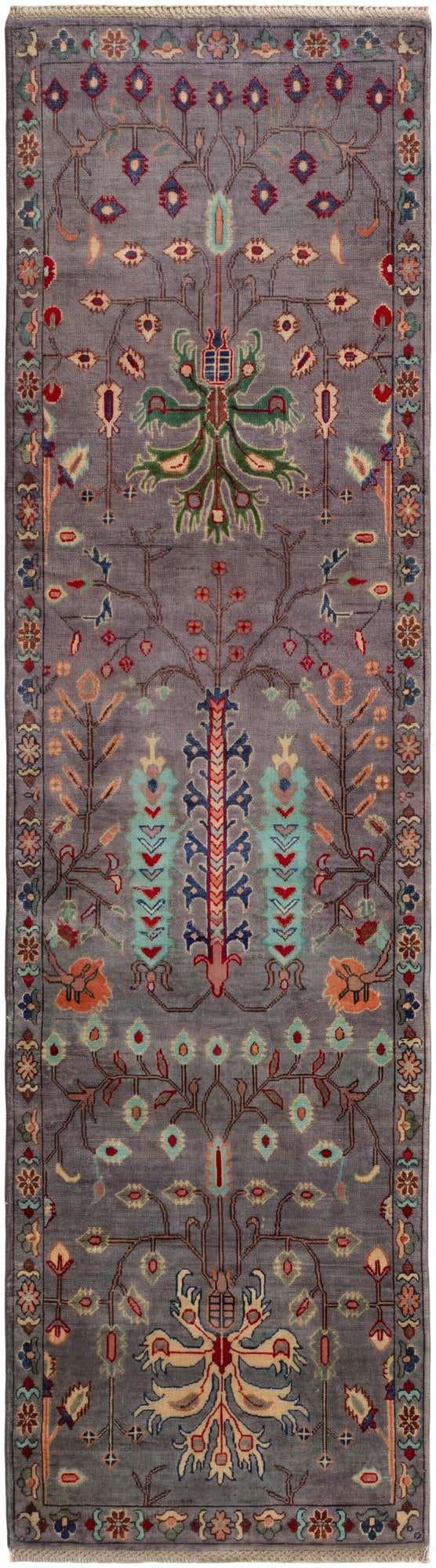 2' 9 x 9' 8 Hand Knotted Kazak Runner Rug