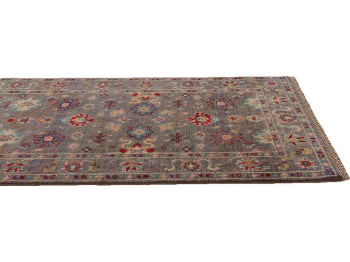 2' 10 x 9' 9 Hand Knotted Kazak Runner Rug