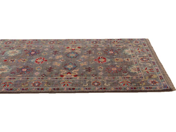 Detail image of 2' 10 x 9' 9 Hand Knotted Kazak Runner Rug