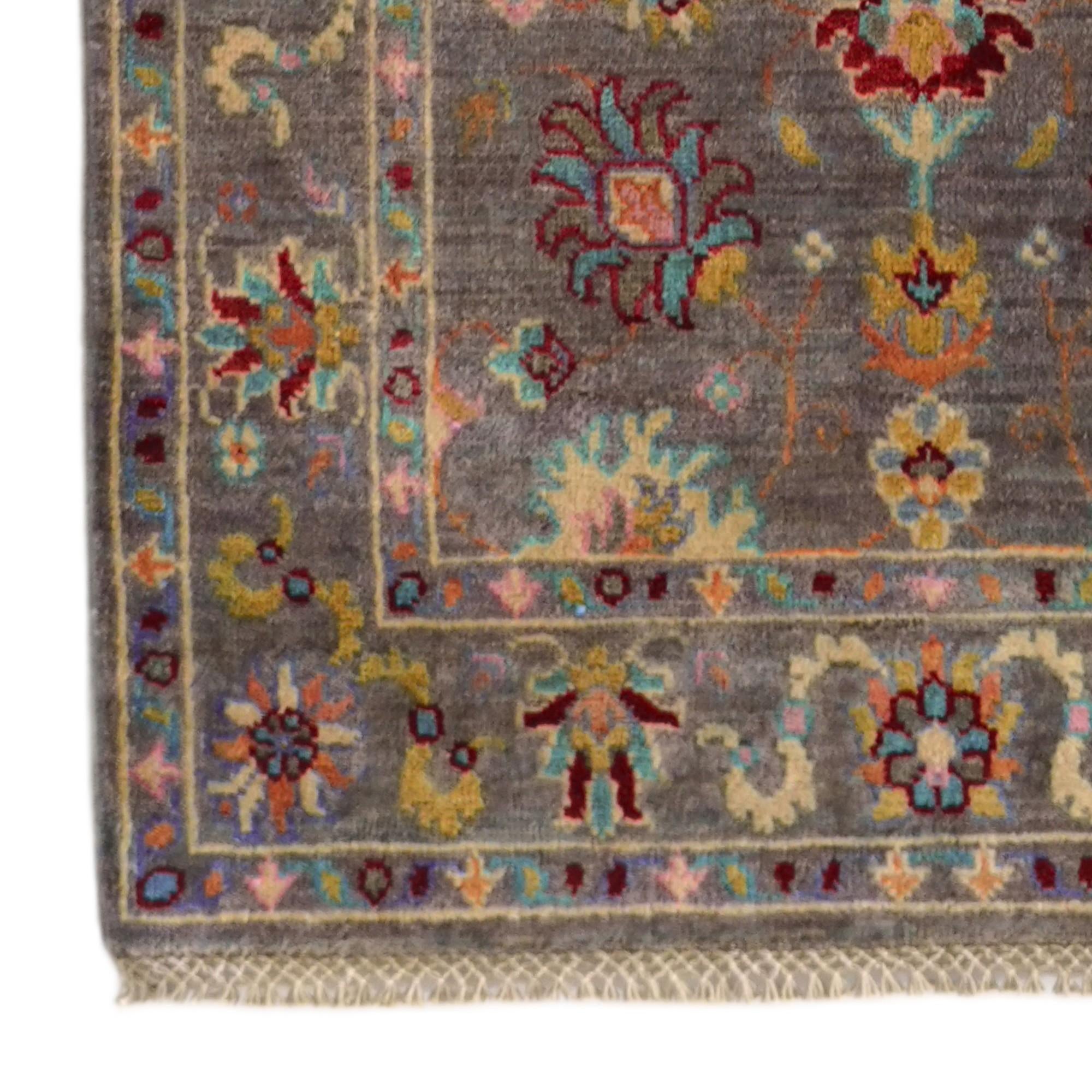 2' 10 x 9' 9 Hand Knotted Kazak Runner Rug