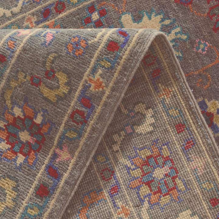 2' 10 x 9' 9 Hand Knotted Kazak Runner Rug