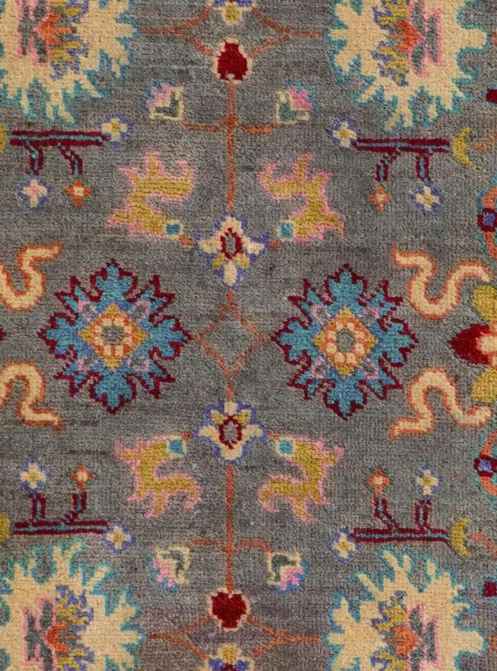 2' 10 x 9' 9 Hand Knotted Kazak Runner Rug