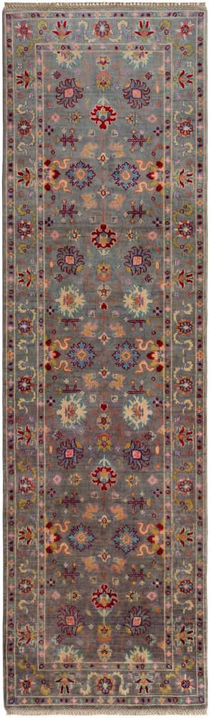 2' 10 x 9' 9 Hand Knotted Kazak Runner Rug