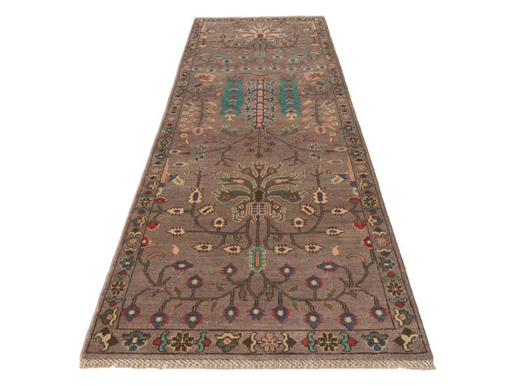 Detail image of 2' 9 x 9' 6 Hand Knotted Kazak Runner Rug