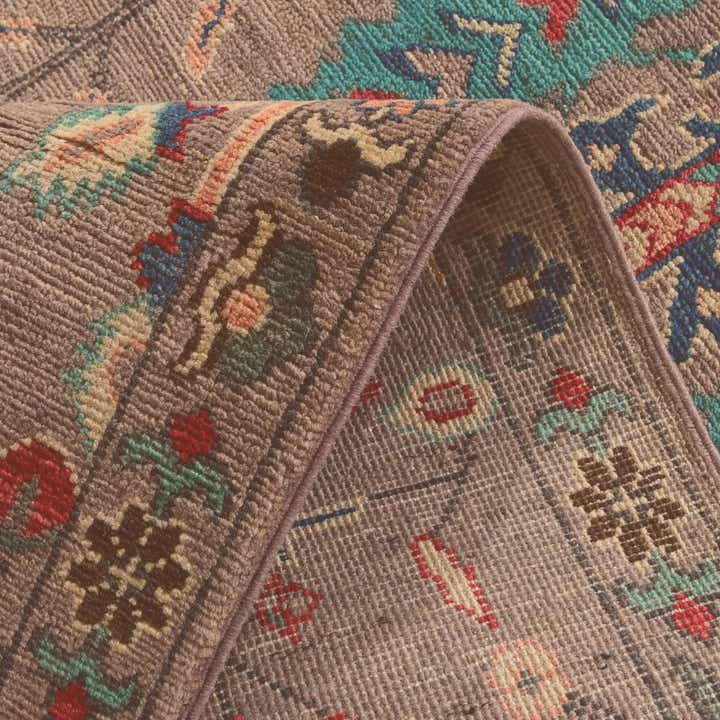 2' 9 x 9' 6 Hand Knotted Kazak Runner Rug