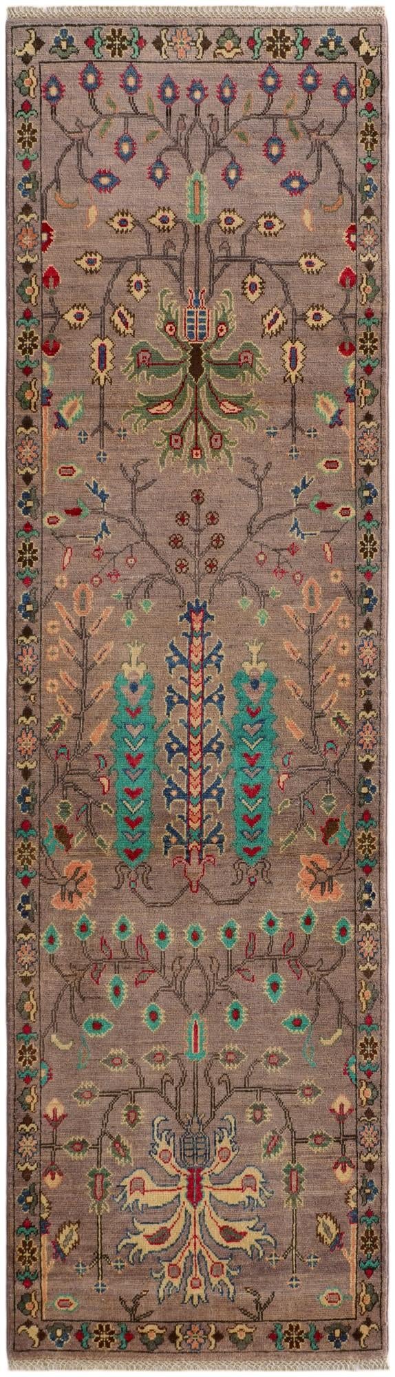 2' 9 x 9' 6 Hand Knotted Kazak Runner Rug