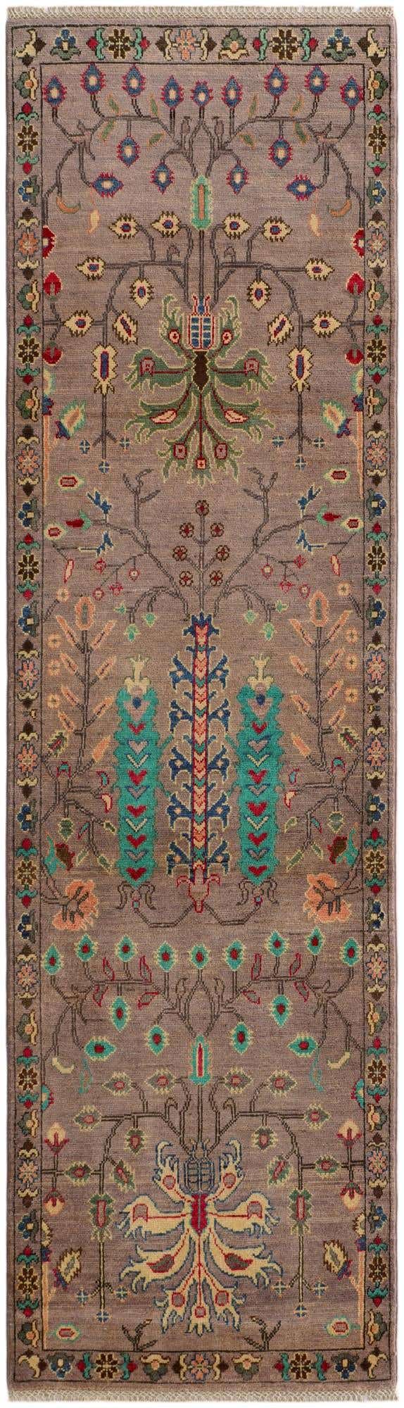 2' 9 x 9' 6 Hand Knotted Kazak Runner Rug