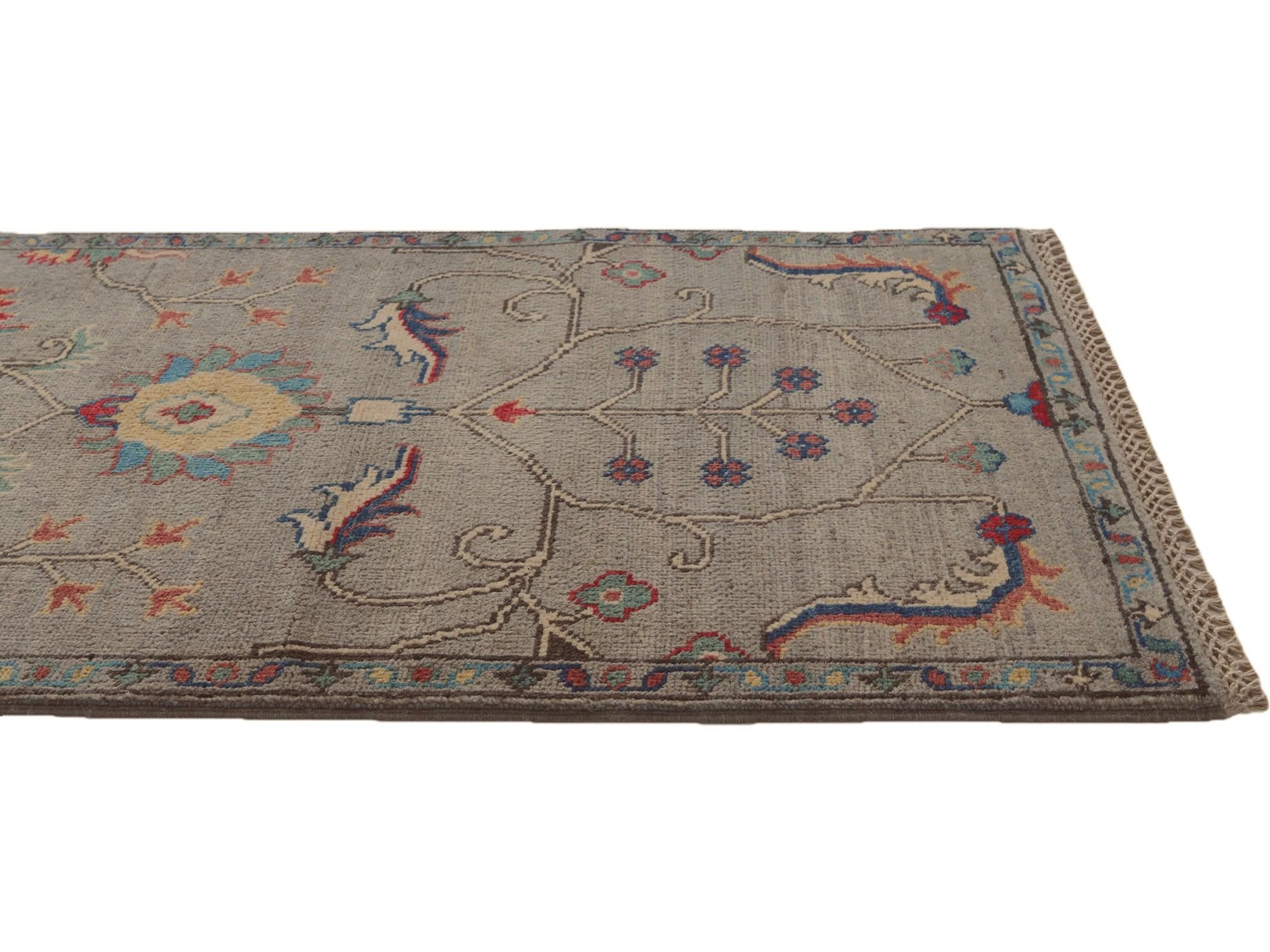 2' 2 x 5' 11 Hand Knotted Kazak Runner Rug