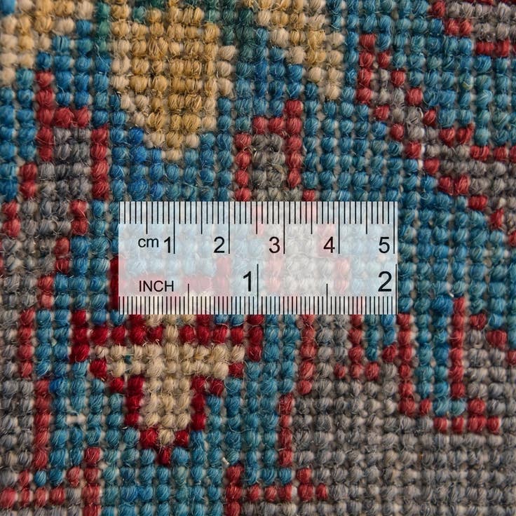 Detail image of 2' 2 x 5' 11 Hand Knotted Kazak Runner Rug