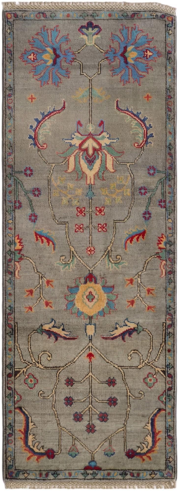 2' 2 x 5' 11 Hand Knotted Kazak Runner Rug