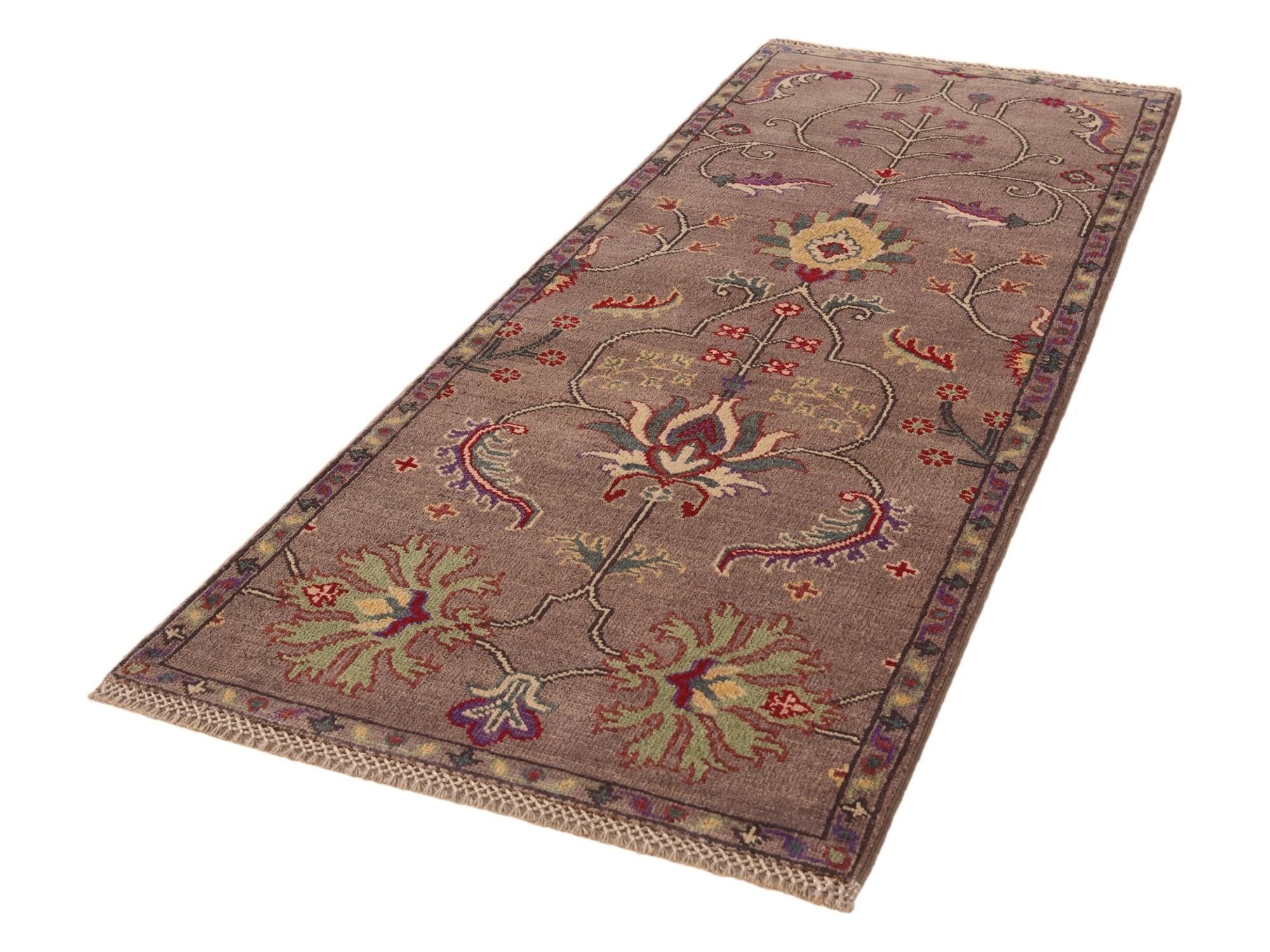 2' 2 x 5' 9 Hand Knotted Kazak Runner Rug