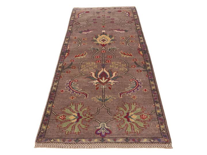 2' 2 x 5' 9 Hand Knotted Kazak Runner Rug