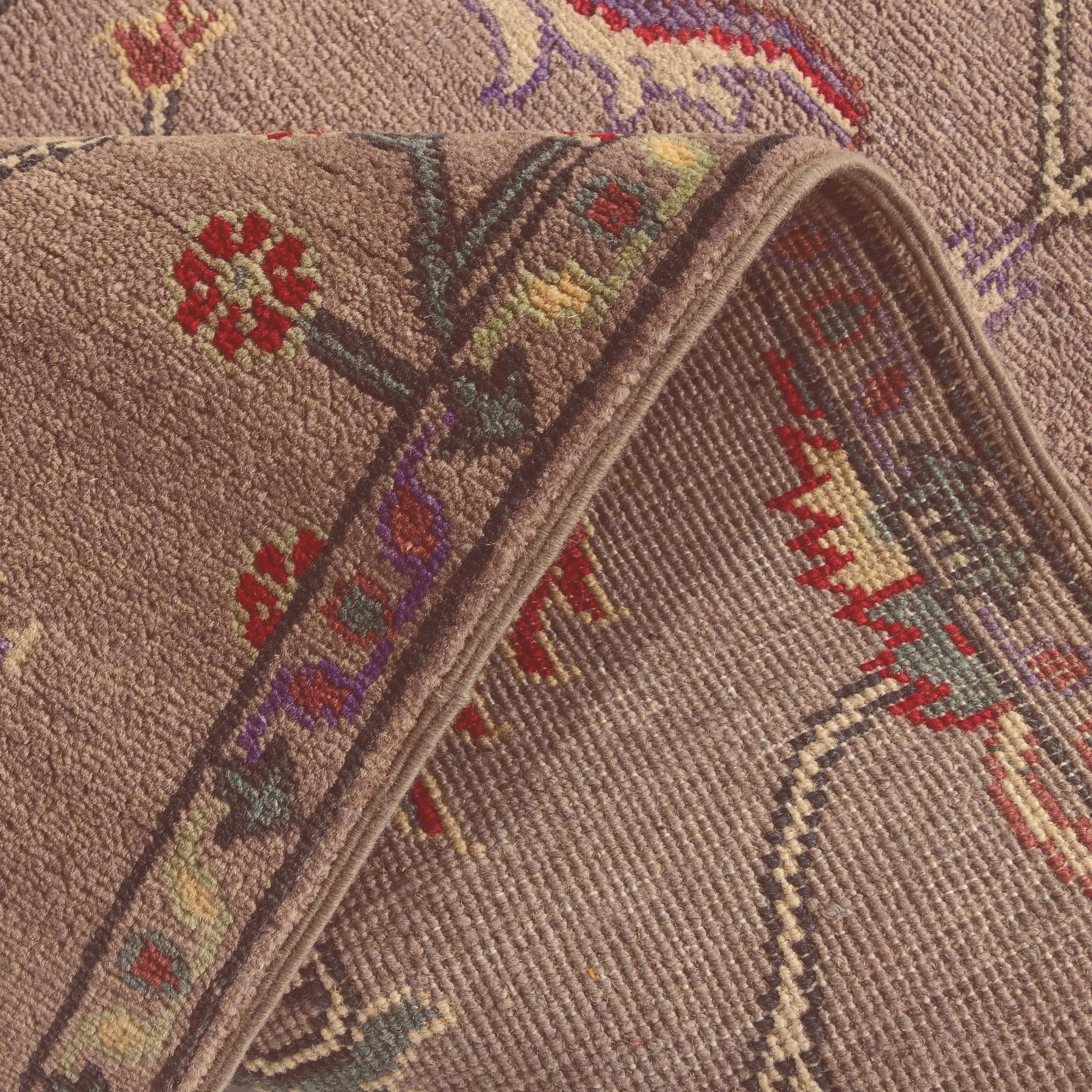 2' 2 x 5' 9 Hand Knotted Kazak Runner Rug
