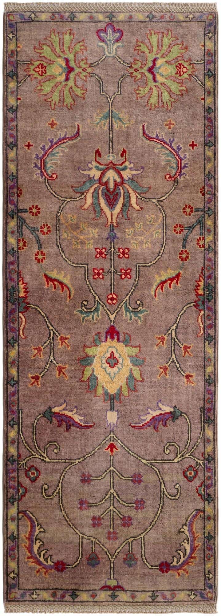 2' 2 x 5' 9 Hand Knotted Kazak Runner Rug